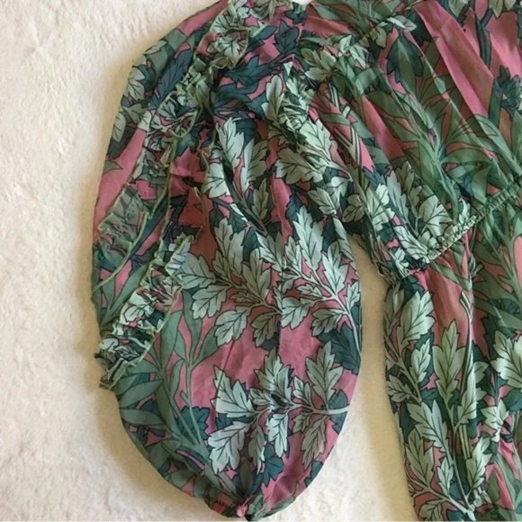 NIP Anthropologie Off-the-shoulder Floral Maxi Dress VERY RARE - Picture 8 of 16